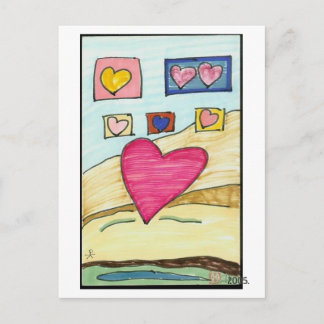 Hearts, Postcard