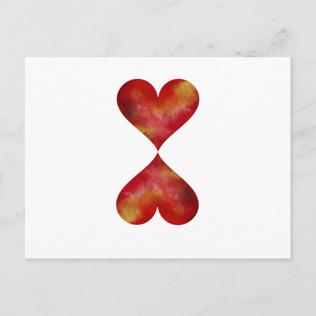 Hearts postcard (Front)