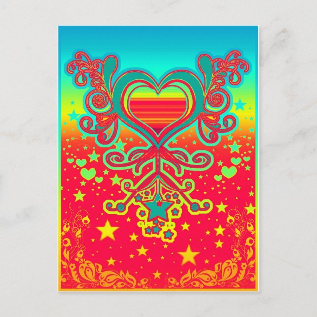 hearts postcard (Front)