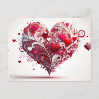 Hearts Postcard