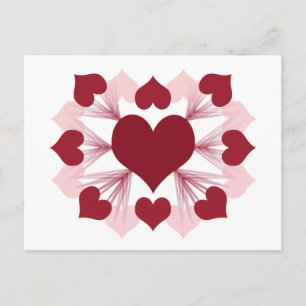 Hearts Postcard