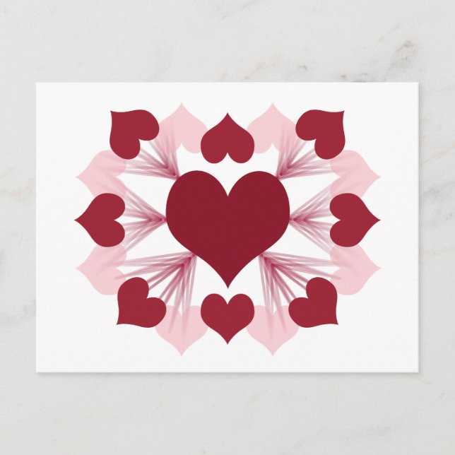 Hearts Postcard (Front)