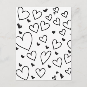 Hearts Postcard