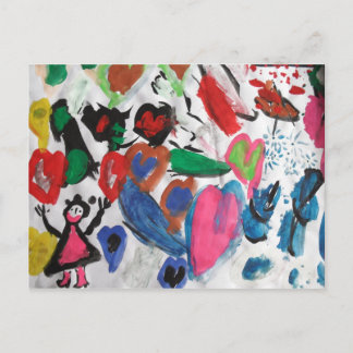 Hearts Postcard