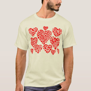 Hearts - Red T-Shirt