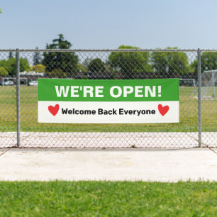 Hearts ReOpening for Business Banner