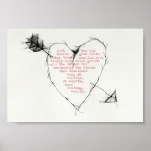 "hearts rooting" poster