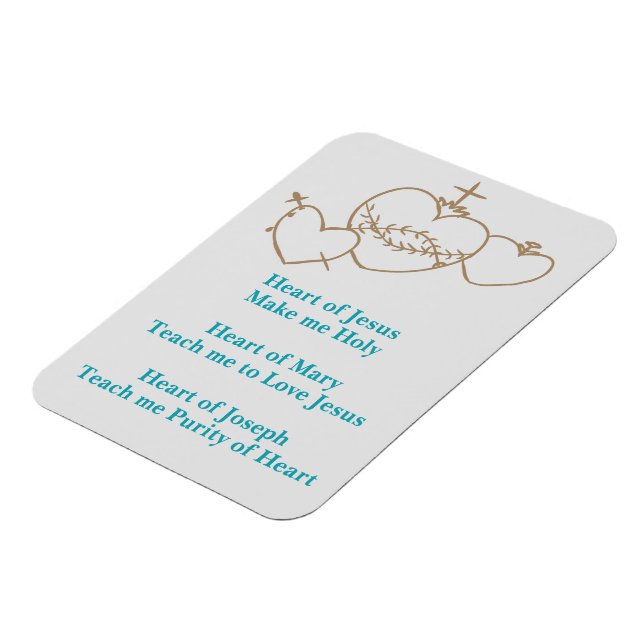 Hearts Rosary Magnet (Left Side)