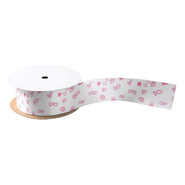 Hearts Satin Ribbon (Spool)