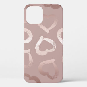 Hearts seamless pattern iPhone 12 case