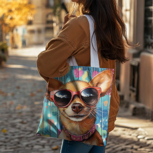 Hearts & Shades Chillin’ Chihuahua Crossbody Bag