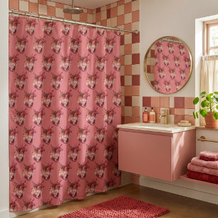 Hearts Shower Curtain