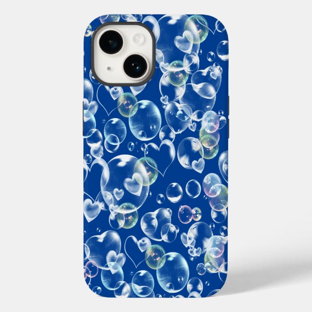 Hearts Soap Bubbles Case-Mate iPhone Case (Back)