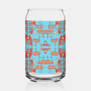 Hearts Sparks Can Glass