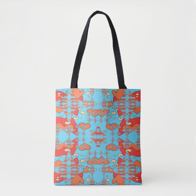 Hearts Sparks Tote Bag (Front)