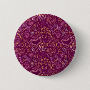 Hearts Standard, 2¼ Inch Round Button