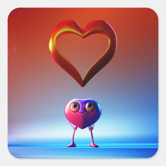 Hearts Sticker (Front)