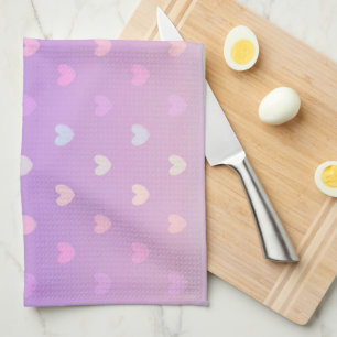 Hearts Tea Towel