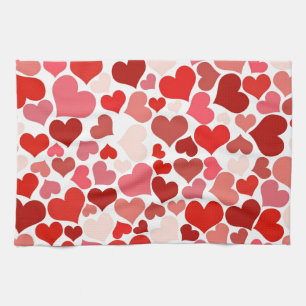 HEARTS TEA TOWEL