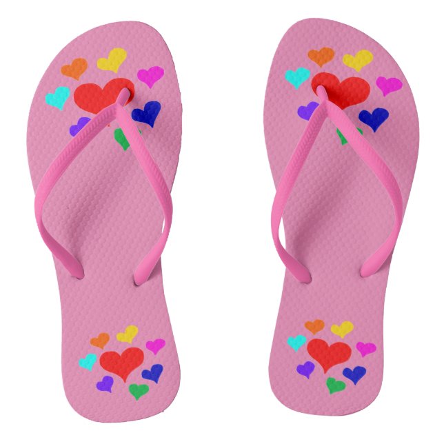 Hearts Thongs (Footbed)