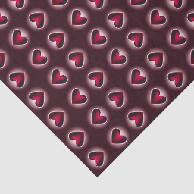 Hearts Tissue Paper (Detail)