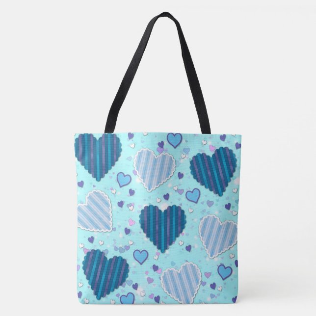 Hearts Tote Bag (Front)