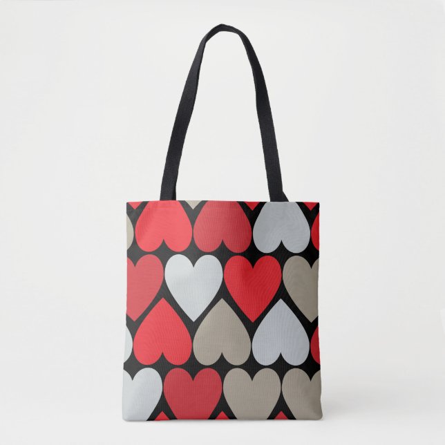 Hearts Tote Bag (Front)
