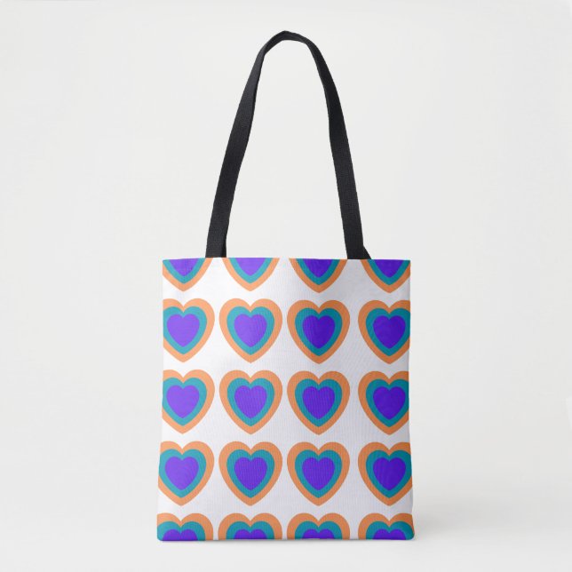 Hearts Tote Bag (Front)