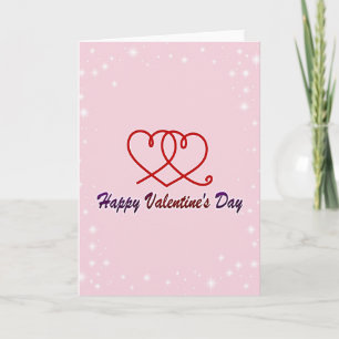 Hearts Valentine Day Greeting Card