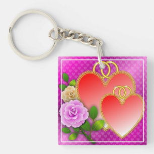 Hearts Valentine's Day-20362 Key Ring