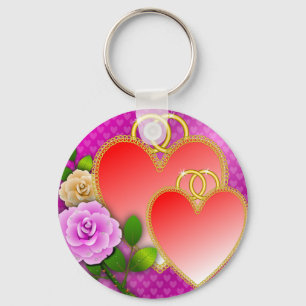 Hearts Valentine's Day-20362 Key Ring
