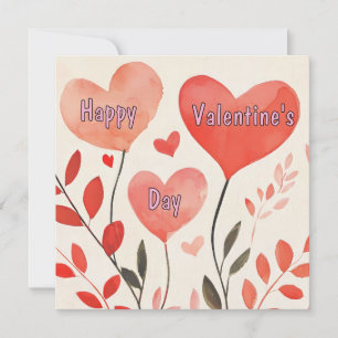 Hearts Valentine's Day Card