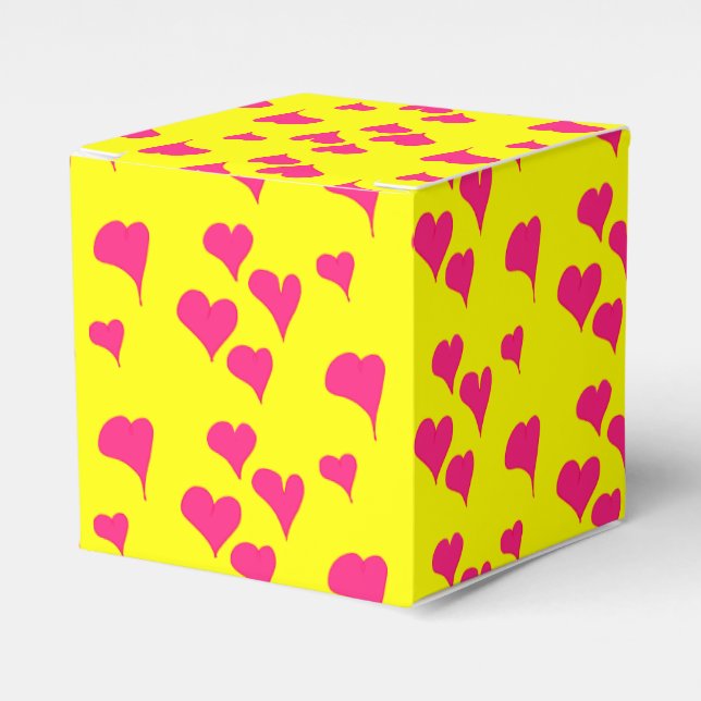 Hearts Valentines Day Gift Box (Front Side)
