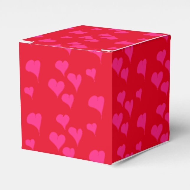 Hearts Valentines Day Gift Box (Front Side)
