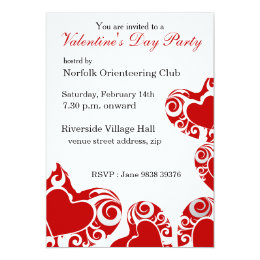 valentines party invitations