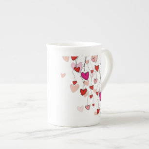 Hearts Vine Speciality Mugs