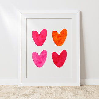 Hearts Wall Art