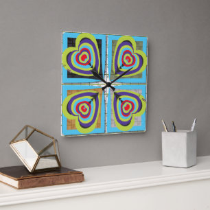 Hearts Wall Clock
