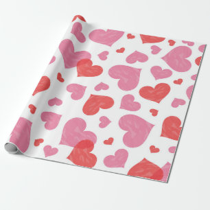 Hearts Wrapping Paper