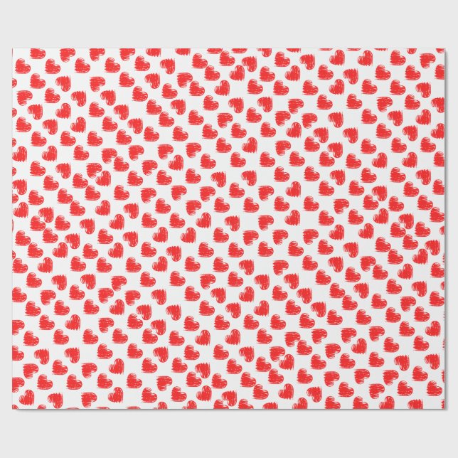 Hearts Wrapping Paper (Flat)