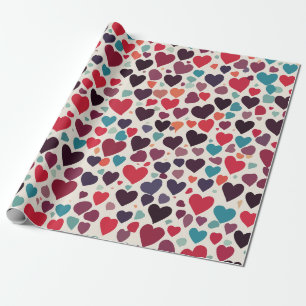 Hearts Wrapping Paper