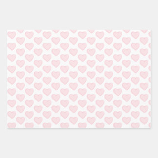 Hearts Wrapping Paper Sheet