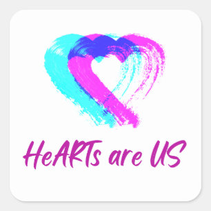HeARTsareUS Sticker