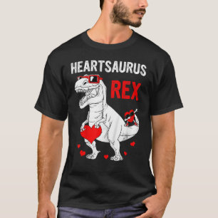 Heartsaurus Rex Dab Heart Dino Toddler Boys Valent T-Shirt