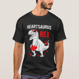 Heartsaurus Rex Dab Heart Dino Toddler Funny Valen T-Shirt