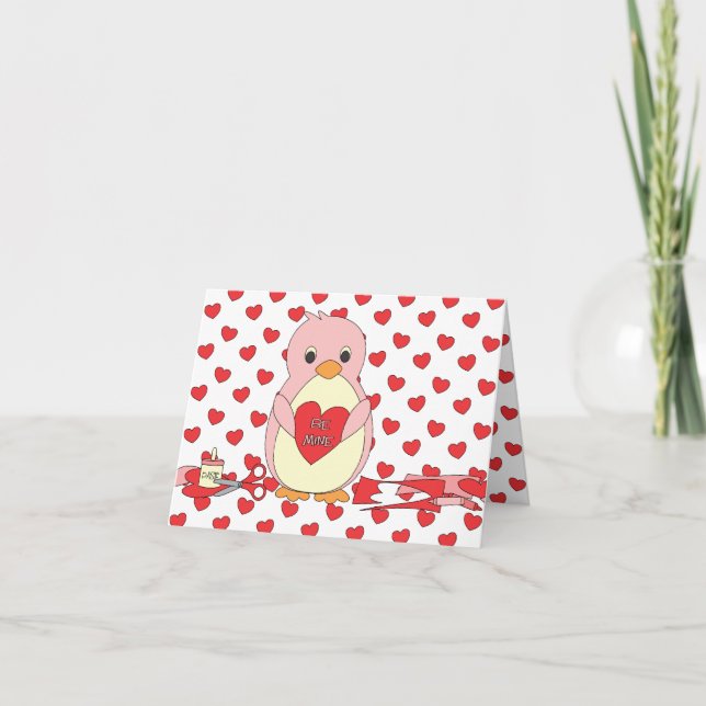 heartset1, valentanguin holiday card (Front)