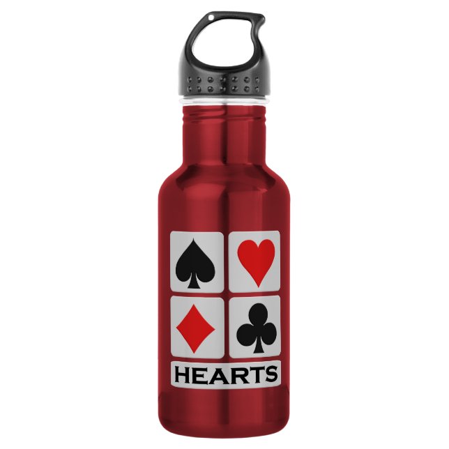 HeartsPlayer custom 532 Ml Water Bottle (Front)
