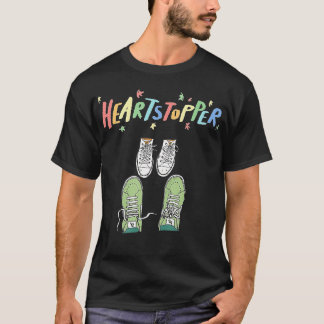 Heartstoppers Leaves Cute Shoes Heartstopper Love  T-Shirt