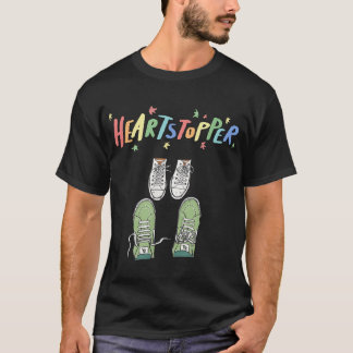 Heartstoppers Leaves Cute Shoes Heartstopper Love  T-Shirt