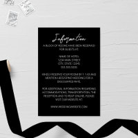Heartstrings Wedding Enclosure Card